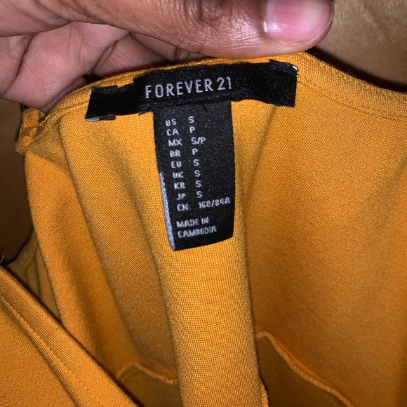 Yellow mini dress NWOT - Picture 4 of 4